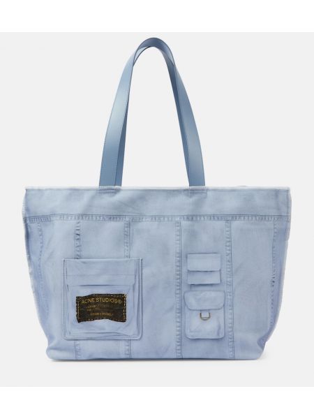 Βαμβακερή τσάντα shopper Acne Studios