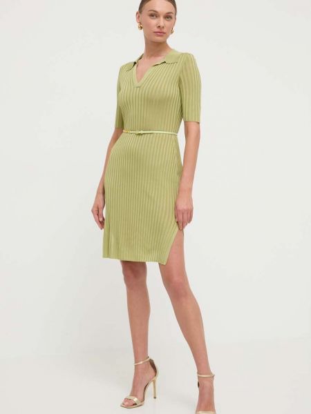 Mini haljina Elisabetta Franchi zelena