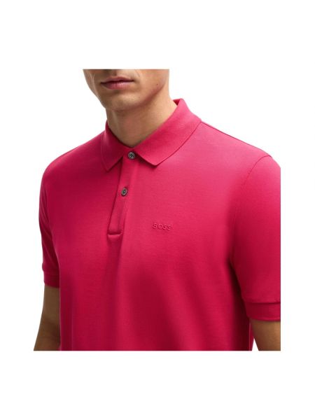 Poloshirt aus baumwoll Hugo Boss pink