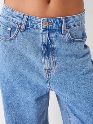 Jeans bootcut Bershka bleu