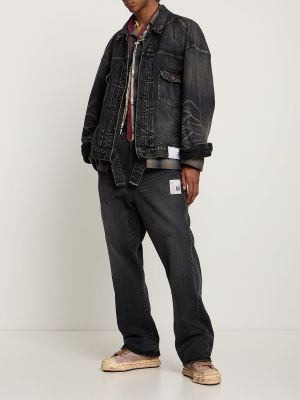 Kurtka jeansowa Mihara Yasuhiro czarna