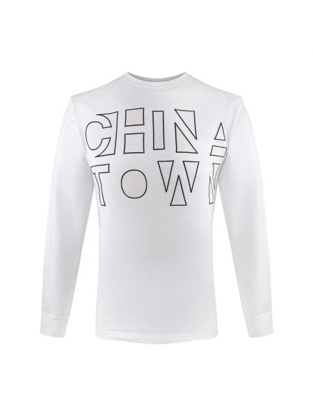 Chemise avec manches longues Chinatown Market blanc