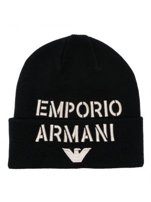 Mütze mit stickerei Emporio Armani