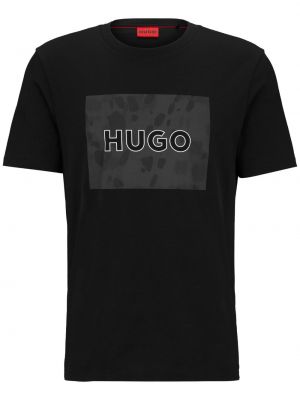 Bavlněné tričko s potiskem Hugo