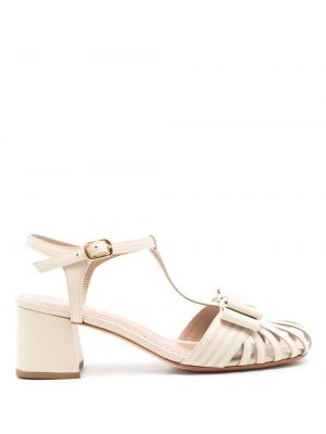 Sandale din piele Sarah Chofakian alb