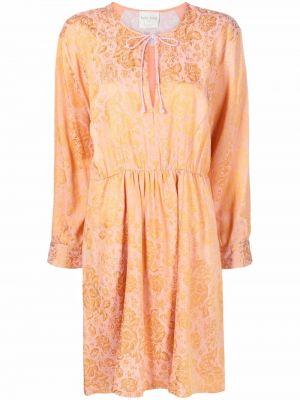 Jacquard floral dress Forte_forte rosa