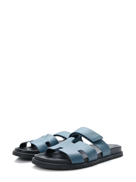 Kožené sandály Hermès Pre-owned modré