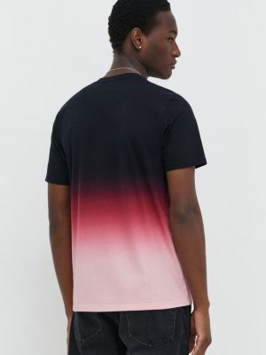 Bavlněné tričko Hollister Co. růžové