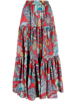 Φλοράλ φούστα με σχέδιο La Doublej