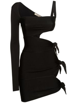 Мини рокля Roberto Cavalli черно