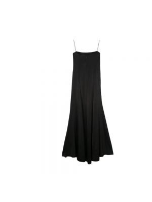 Jedwabna sukienka midi Forte Forte czarna