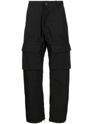 Pantalon cargo avec poches 44 Label Group noir