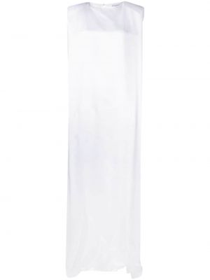 Robe longue à imprimé Vetements blanc