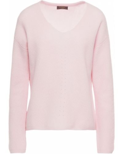 Кашемировый свитер N.peal, розовый