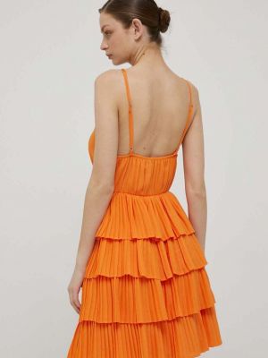 Mini šaty Artigli oranžové
