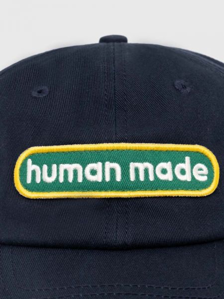 Șapcă din bumbac Human Made albastru
