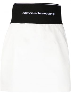 A-linje-skjørt Alexander Wang hvit