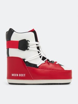 Ботинки Moon Boot красные