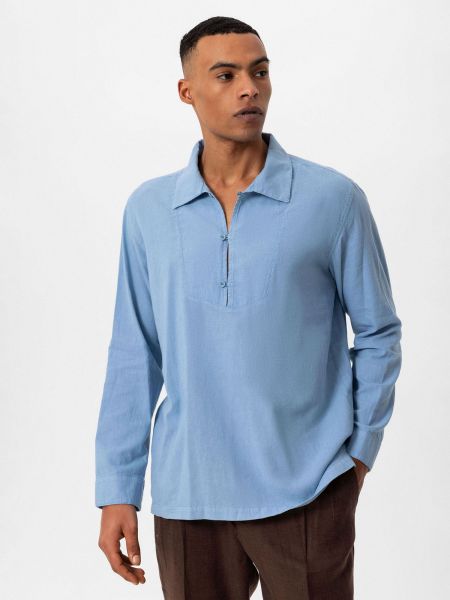 Tricou cu mânecă lungă Antioch albastru