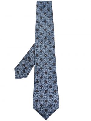 Cravatta di seta in tessuto jacquard Kiton
