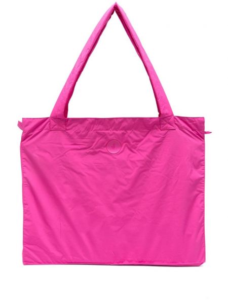 Τσάντα shopper Save The Duck ροζ