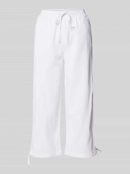 Obcisłe spodnie slim fit Soyaconcept białe