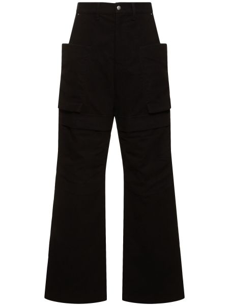 Bomull cargo jeans Rick Owens svart