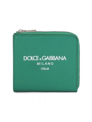 Portfel z nadrukiem Dolce And Gabbana zielony