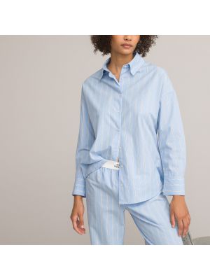 Pijama a rayas manga larga La Redoute Collections azul