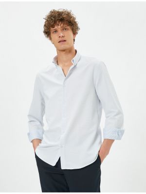 Μακρυμάνικο πουκάμισο σε στενή γραμμή με σχέδιο Koton