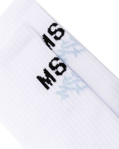 Calcetines de punto Msgm blanco