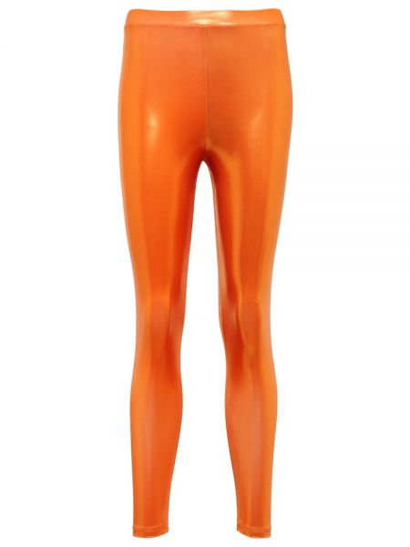 Legíny jersey Alessandra Rich oranžové
