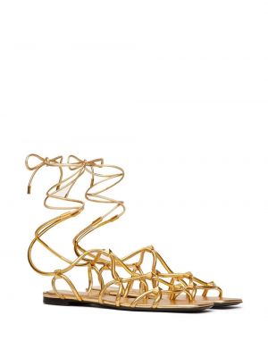 Sandales à lacets Valentino Garavani doré
