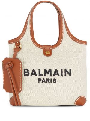 Nákupná taška s výšivkou Balmain