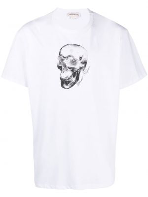 T-shirt Alexander Mcqueen vit