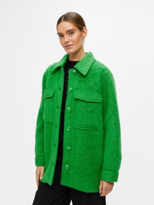 Starpsezonu sieviešu jaka .object zaļš