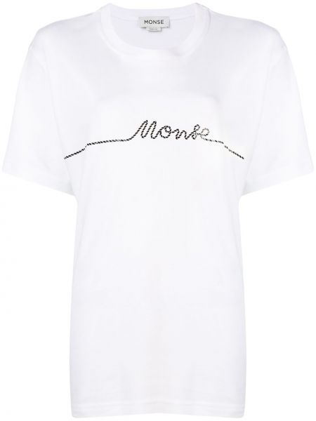 Camiseta con estampado Monse blanco