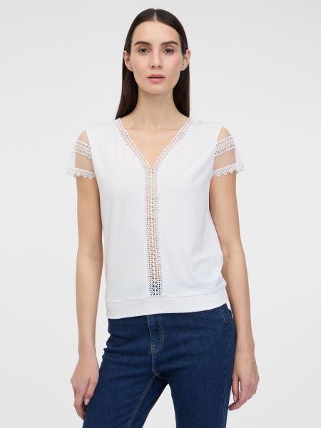 T-krekls ar īsām piedurknēm Orsay balts