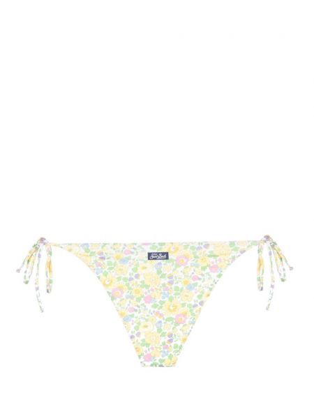Bikini à fleurs à imprimé Mc2 Saint Barth jaune