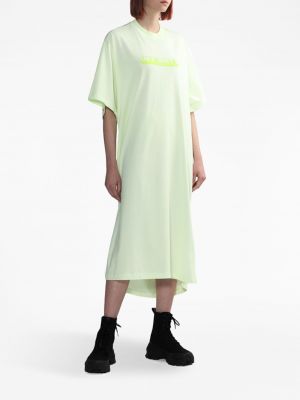 Midi šaty s potiskem Sjyp zelené