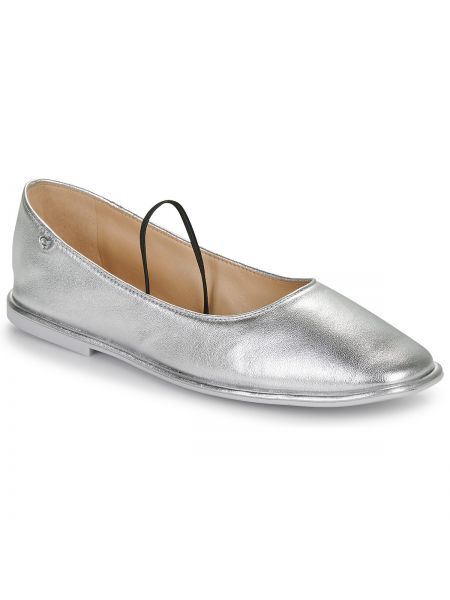 Balerina cipők Coach ezüstszínű