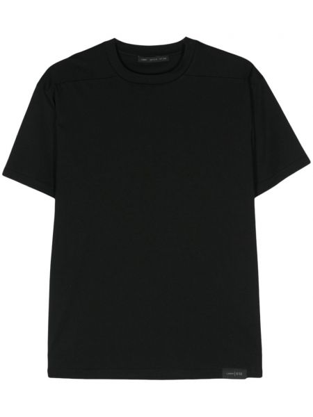 Βαμβακερή μπλούζα Low Brand μαύρο