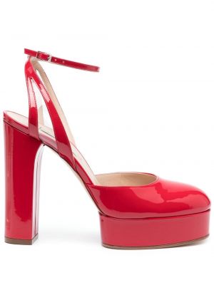 Sandales à plateforme Casadei rouge