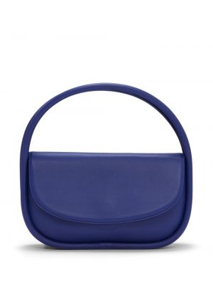 Kožená nákupná taška Marsèll modrá