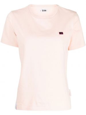 Βαμβακερή μπλούζα Izzue ροζ