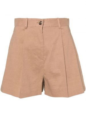 Leinen shorts Pinko braun