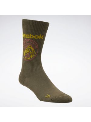 Ψηλές κάλτσες Reebok πράσινο
