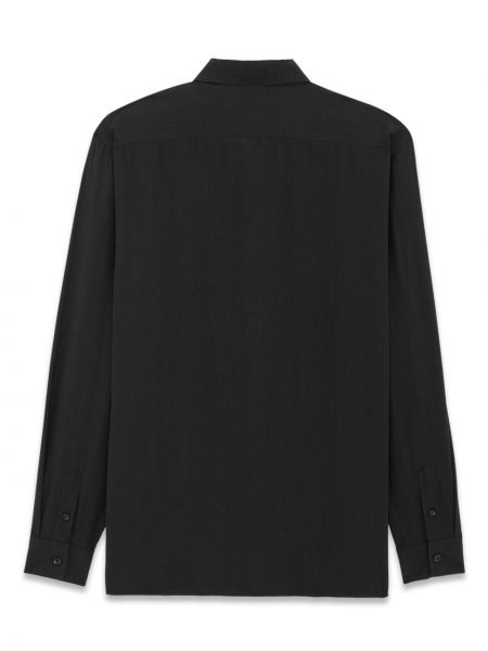 Einfarbige hemd Saint Laurent schwarz