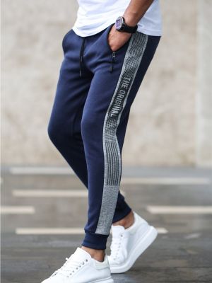 Pantaloni sport Madmext albastru