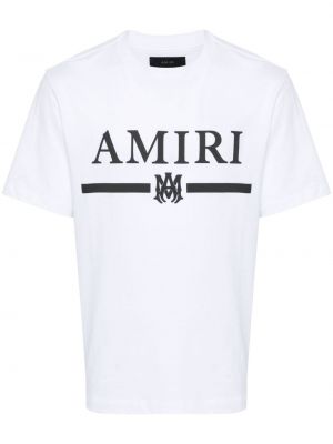 Kokvilnas t-krekls ar apdruku Amiri